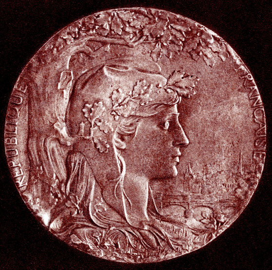 Рис. 68. Ж. Шаплен Медаль (аверс)