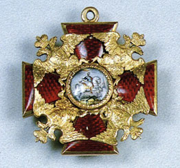 Badges (crosses) of the Order of St Alexander Nevsky. 19th century