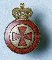 Badge of the Order of St Anne attached to St Anne's weapons for Christians and non-Christians