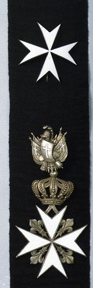 Star, ribbon and badge of the Order of St John of Jerusalem 1st Class