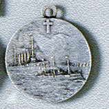 Medal for participation in the battle at Chemulpo. Reverse