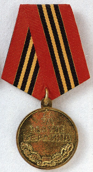 Medal for the taking of Berlin