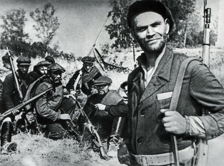 Partisans of Byelorussia. July 1941
