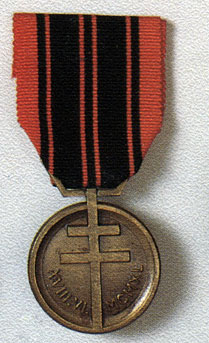 Foreign decorations of the Resistance awarded to Soviet citizens: the Medal of the Resistance (France)