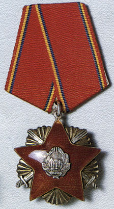 Order of the Defence of the Motherland 3rd Class. Romania